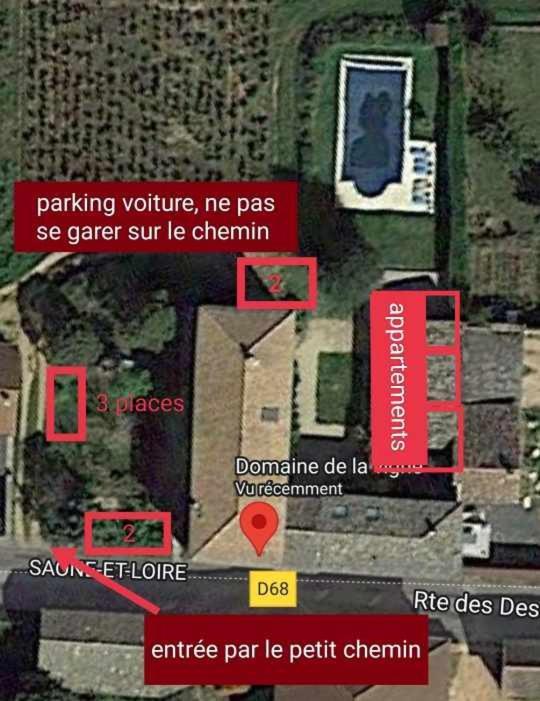 Au Coeur Des Vignes Moulin A Vent Leilighet La Chapelle-de-Guinchay Eksteriør bilde